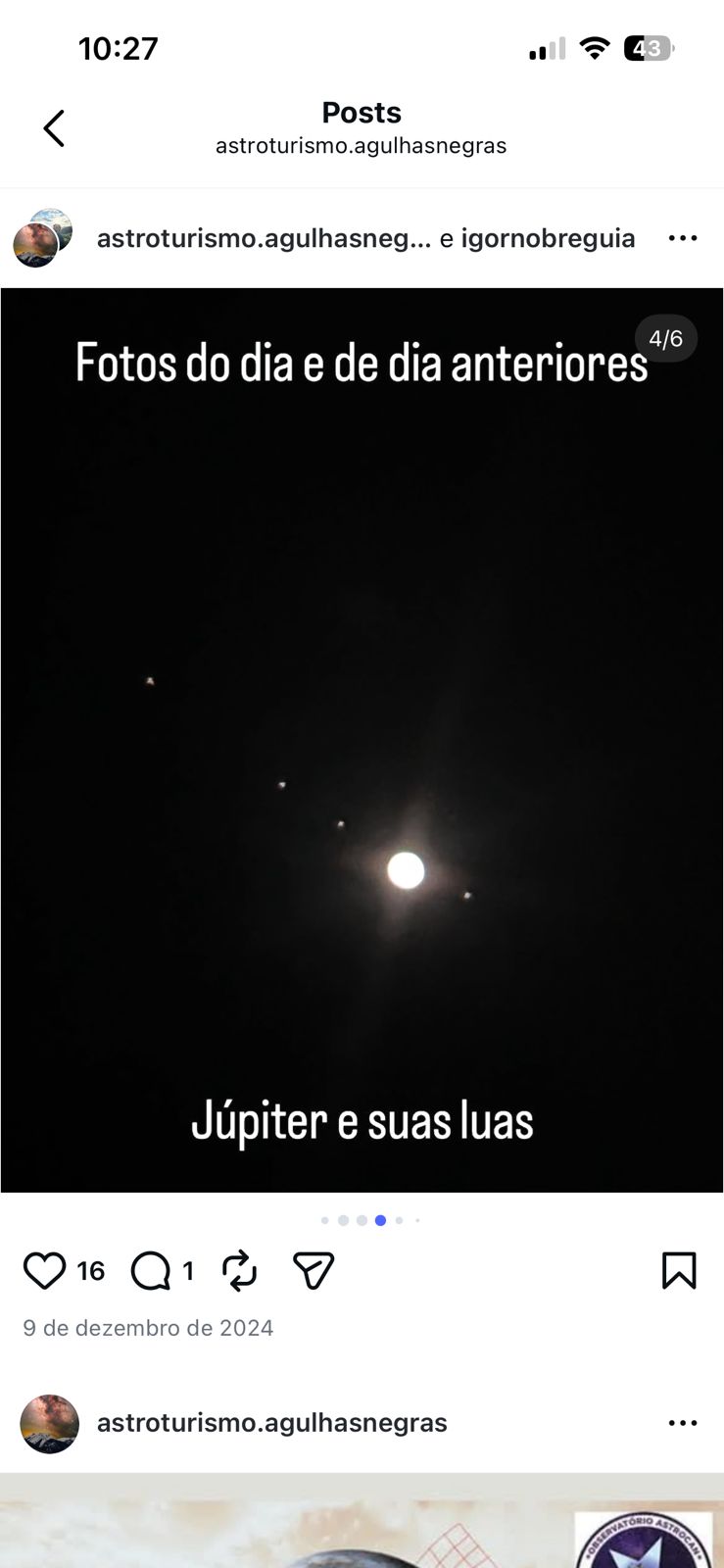 Júpiter e luas com NexStar SLT 130